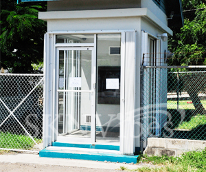 National Bankâ€™s ATM booth along the Frigate Bay Road in St. Kitts