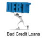 A bad credit loan is a loan offered to those with a history of poor credit.