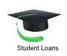 Loan designed to help students pay for college tuition, books, and living expenses