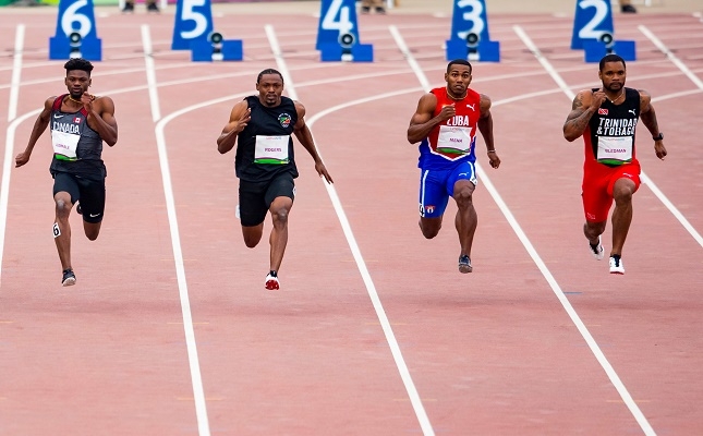 SKNVibes | Jason Rodgers advances to 100m finals at Pan Am Games